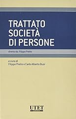 Trattato società persone usato  Spedito ovunque in Italia 