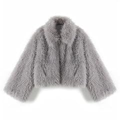 Women fluffy faux for sale  Delivered anywhere in UK