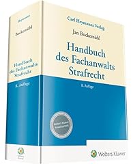 Handbuch fachanwalts strafrech gebraucht kaufen  Wird an jeden Ort in Deutschland