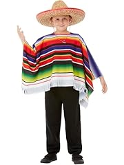 Smiffys poncho multicolore usato  Spedito ovunque in Italia 