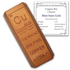 Pound copper bar for sale  Delivered anywhere in USA 