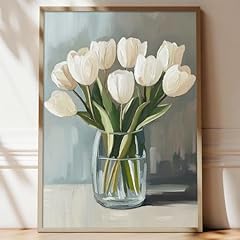 White flower canvas for sale  Delivered anywhere in USA 