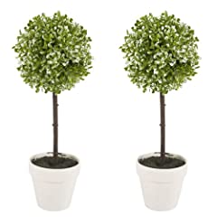 2pc decorative artificial for sale  Delivered anywhere in UK