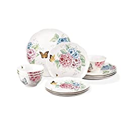 Lenox 849407 Butterfly Meadow Hydrangea 12Pc Set for sale  Delivered anywhere in USA 
