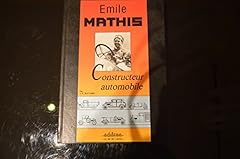 Emile mathis constructeur d'occasion  Livré partout en France