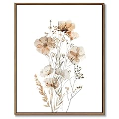 Neutral watercolor botanical for sale  Delivered anywhere in USA 