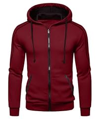 Mens hoodie zip for sale  Delivered anywhere in UK