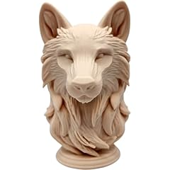 Wolf bust sculpture for sale  Delivered anywhere in USA 