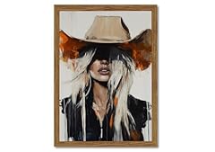 Western cowgirl wall for sale  Delivered anywhere in USA 