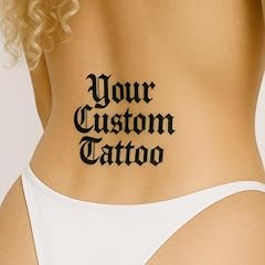 Custom text temporary for sale  Delivered anywhere in USA 