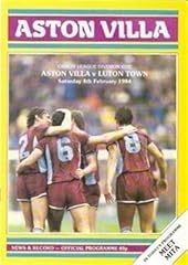 Aston villa luton for sale  Delivered anywhere in UK