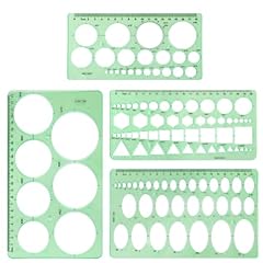 4pcs circle template for sale  Delivered anywhere in UK