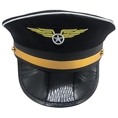 Aviazione captain hat usato  Spedito ovunque in Italia 