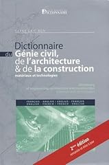 Dictionnaire génie civil d'occasion  Livré partout en France
