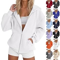 White zip hoodie for sale  Delivered anywhere in USA 