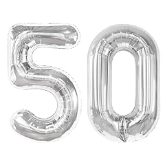 Silver number balloon for sale  Delivered anywhere in USA 