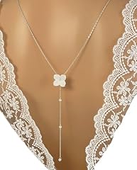 Collier mariée fleur d'occasion  Livré partout en France