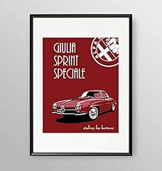 Poster incorniciato alfa usato  Spedito ovunque in Italia 