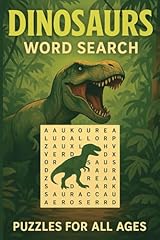 Dinosaurs word search usato  Spedito ovunque in Italia 