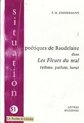 Poétiques baudelaire fleurs d'occasion  Livré partout en France