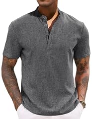 Coofandy men henley for sale  Delivered anywhere in USA 