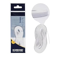 Korbond white elastic for sale  Delivered anywhere in UK