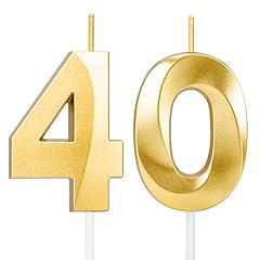 40th birthday candles for sale  Delivered anywhere in USA 
