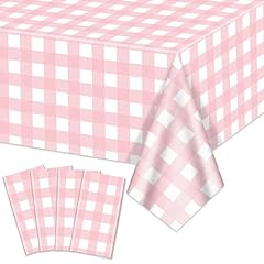 Pack pink gingham for sale  Delivered anywhere in UK