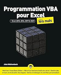 Programmation vba excel d'occasion  Livré partout en France