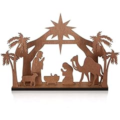 Nativity wooden set for sale  Delivered anywhere in USA 