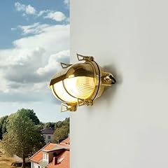 Lampada parete ottone usato  Spedito ovunque in Italia 