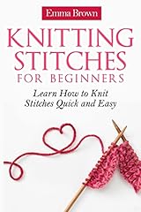 Knitting stitches beginners for sale  Delivered anywhere in USA 