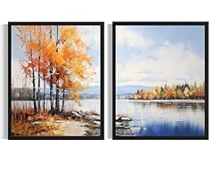 Fall lakeside forest for sale  Delivered anywhere in USA 