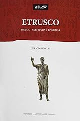 Etrusco. lingua scrittura usato  Spedito ovunque in Italia 
