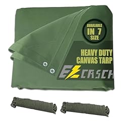 Ezcasch canvas tarp for sale  Delivered anywhere in UK