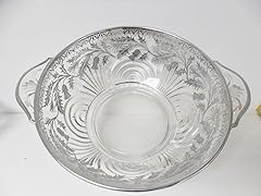 Elegant glass bowl for sale  Delivered anywhere in USA 