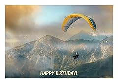 Happy birthday paragliding for sale  Delivered anywhere in UK