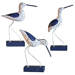 3pcs wooden seabird for sale  Delivered anywhere in UK