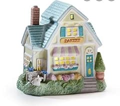 Lenox Springtime Village Bakery Cute hand painted colorful, used for sale  Delivered anywhere in USA 