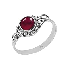 Garnet stone ring for sale  Delivered anywhere in USA 