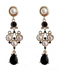 Vintage pearl earrings for sale  Delivered anywhere in UK