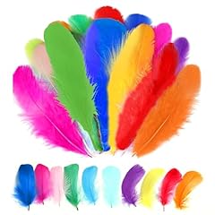 400pcs colorful feathers for sale  Delivered anywhere in USA 