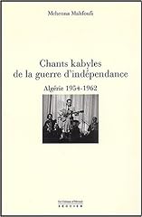 Chants kabyles guerre d'occasion  Livré partout en Belgiqu