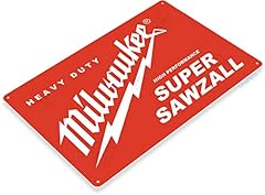 Tin sign milwaukee for sale  Delivered anywhere in USA 