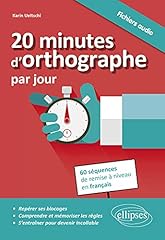 Minutes orthographe jour d'occasion  Livré partout en France