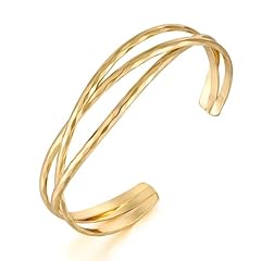 Gold bangle bracelets for sale  Delivered anywhere in USA 