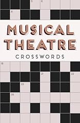 Musical theatre crosswords for sale  Delivered anywhere in UK