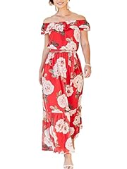 Women red floral for sale  Delivered anywhere in UK