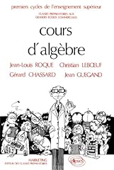 Cours algèbre 2e d'occasion  Livré partout en Belgiqu