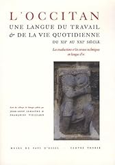 Occitan langue travail d'occasion  Livré partout en France
